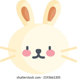 rabbit cartoon vector illustration stock illustration