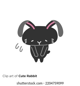 Rabbit character illustration series 