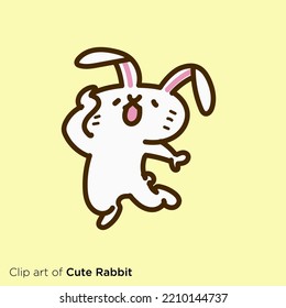 Rabbit character illustration series "Rabbit Rabbit"