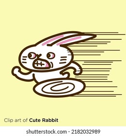 Rabbit character illustration series "Im