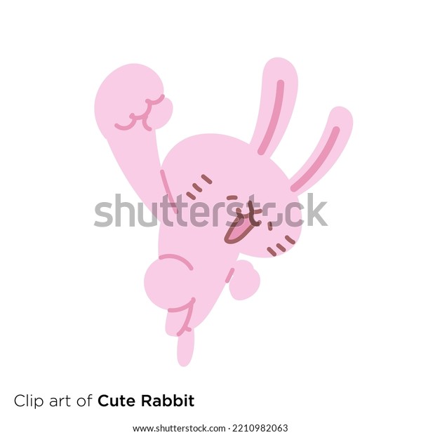 Rabbit character illustration series \