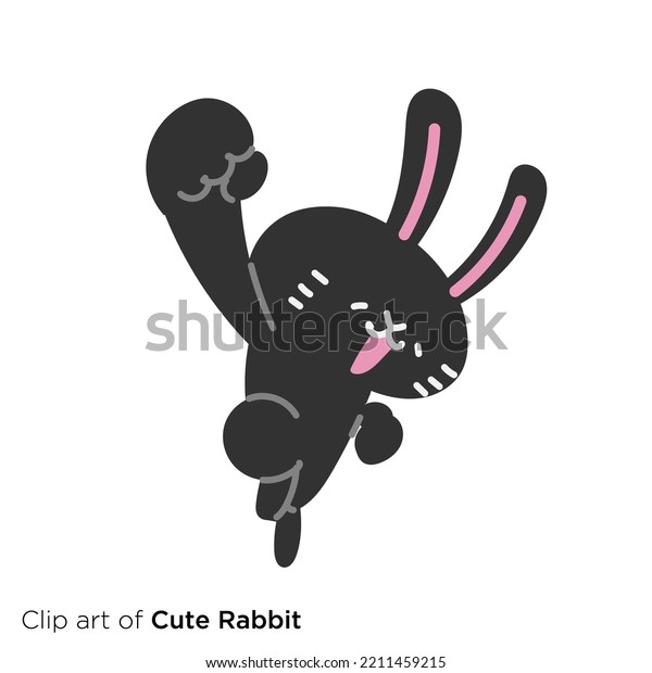 Rabbit character illustration series \