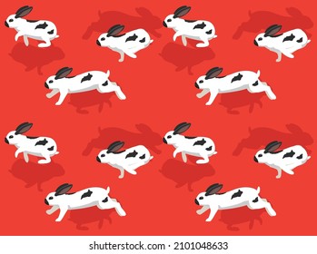 Rabbit Checkered Giant Seamless Wallpaper Background