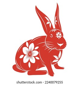 rabbit chinese zodiac animal icon