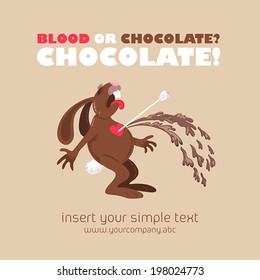 Rabbit and chocolate