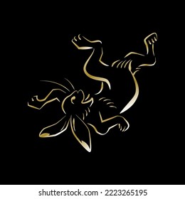 Rabbit of Choju-giga (Animal Caricatures) ,Vector illustration
