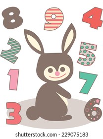 rabbit and colorful numbers