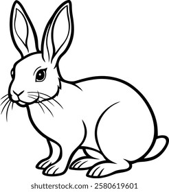 Rabbit, Cute rabbit vector, Easter bunny vector, cartoon rabbit, illustration of rabbit