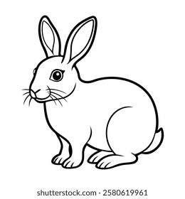 Rabbit, Cute rabbit vector, Easter bunny vector, cartoon rabbit, illustration of rabbit