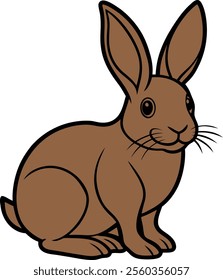 Rabbit design art illustrator eps vector