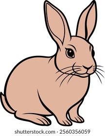 Rabbit design art illustrator eps vector