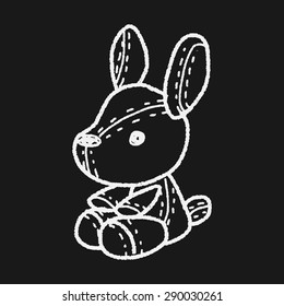 rabbit doll doodle
