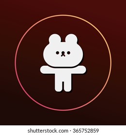 rabbit doll icon