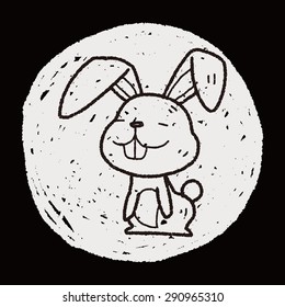 rabbit doodle