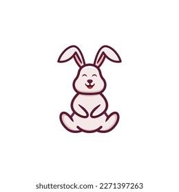 rabbit and ear vector design 