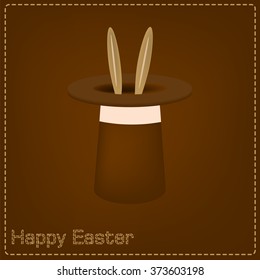 Rabbit ears in the magic hat