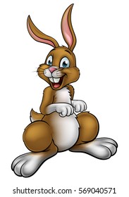 Rabbit or Easter Bunny cartoon character