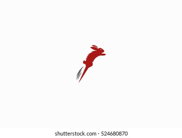 rabbit element  icon logo