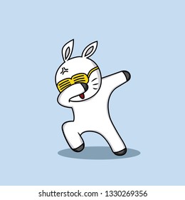 rabbit expression is dabbing