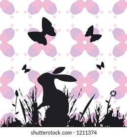 Rabbit in a field