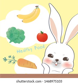 Rabbit and food for a good health