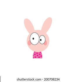 Rabbit Girl cartoon character