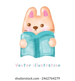 Rabbit go to school .