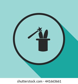 rabbit in hat icon