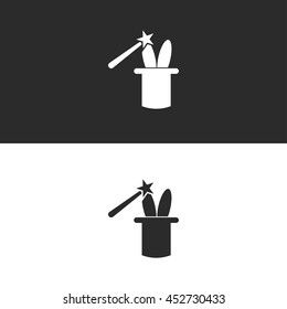rabbit in hat icon