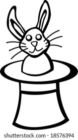 rabbit in hat magic trick