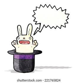rabbit in hat trick cartoon