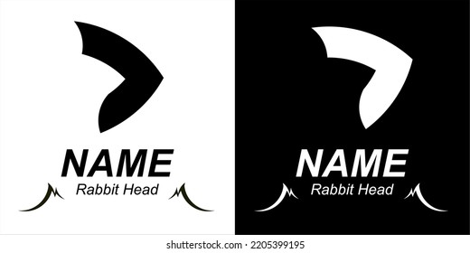 A rabbit head with no ears