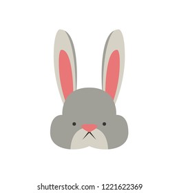 Rabbit head vector. symbol. logo.