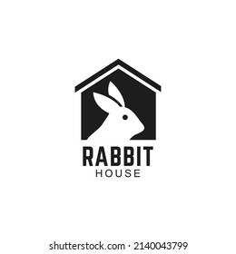 ilustración vectorial del logotipo de la empresa de conejo