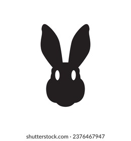 Rabbit icon. Hare flat sign design. Rabbit symbol bunny pictogram. Hare icon. Rabbit sign. UX UI icon