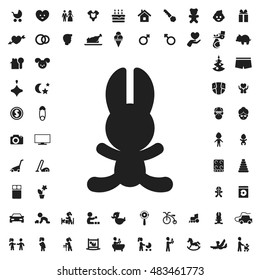 Rabbit icon illustration isolated vector sign symbol