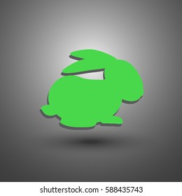 rabbit icon illustration isolated vector sign symbol