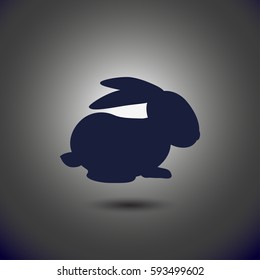 rabbit icon illustration isolated vector sign symbol