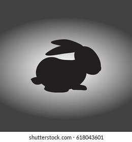 rabbit icon illustration isolated vector sign symbol