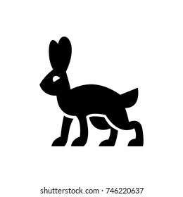 rabbit icon illustration isolated vector sign symbol