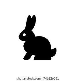 rabbit icon illustration isolated vector sign symbol