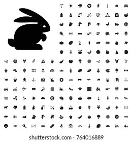 Rabbit icon illustration isolated vector sign symbol. agriculture icons set for web and mobile.