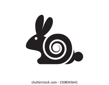 Rabbit Icon Logo Design | Creative Rabbit Logo Design