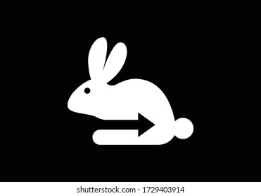 Diseño de iconos de conejo | Diseño del logotipo de conejo creativo