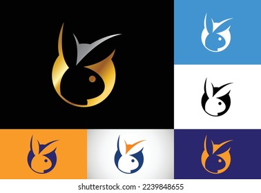 Rabbit Icon Logo Design, Creative Rabbit Logo Design.  Animal logo design vector icon illustration