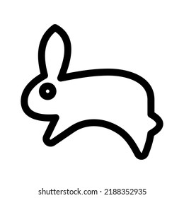 rabbit icon or logo isolated sign symbol vector illustration - high quality black style vector icons
