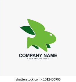 rabbit icon logo template