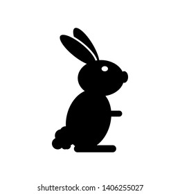 rabbit icon logo vector design  template