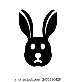 Rabbit icon. sign for mobile concept and web design. vector illustration