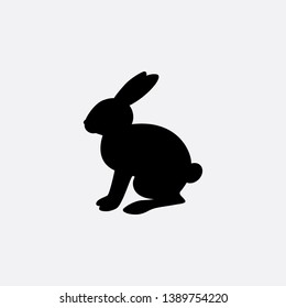 rabbit icon sign signifier vector